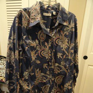 Coldwater Creek 18/20 Blouse Blue